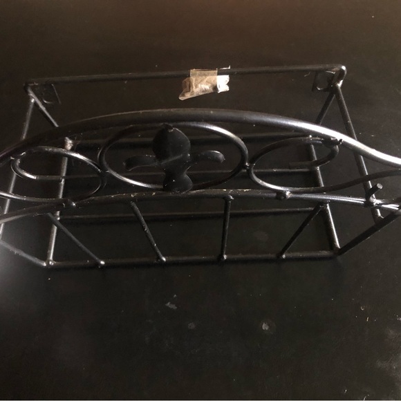 Black decorative hose basket-New - Picture 3 of 4